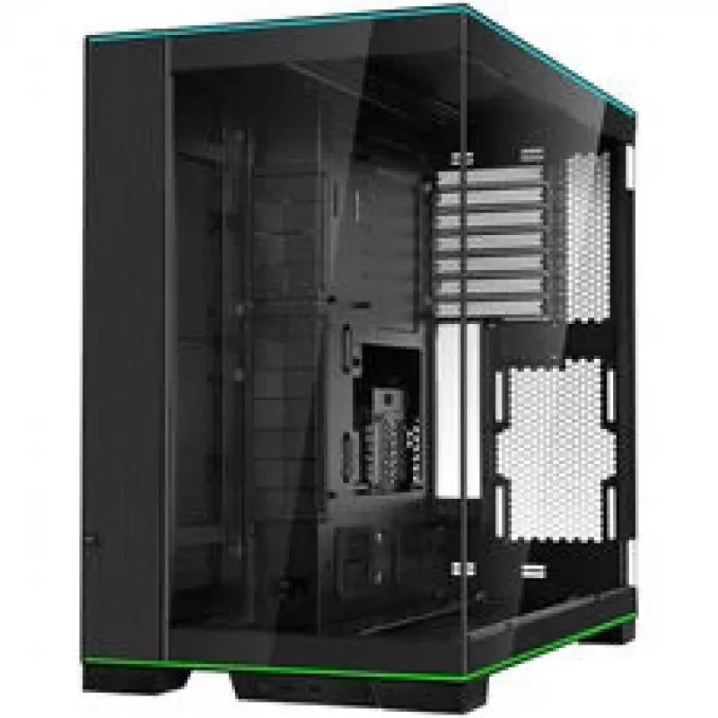 Bundle de caja para PC Lian Li O11 Dynamic EVO RGB, semitorre, ARGB, cristal templado + 3x UNI FAN SL-INF – negro
