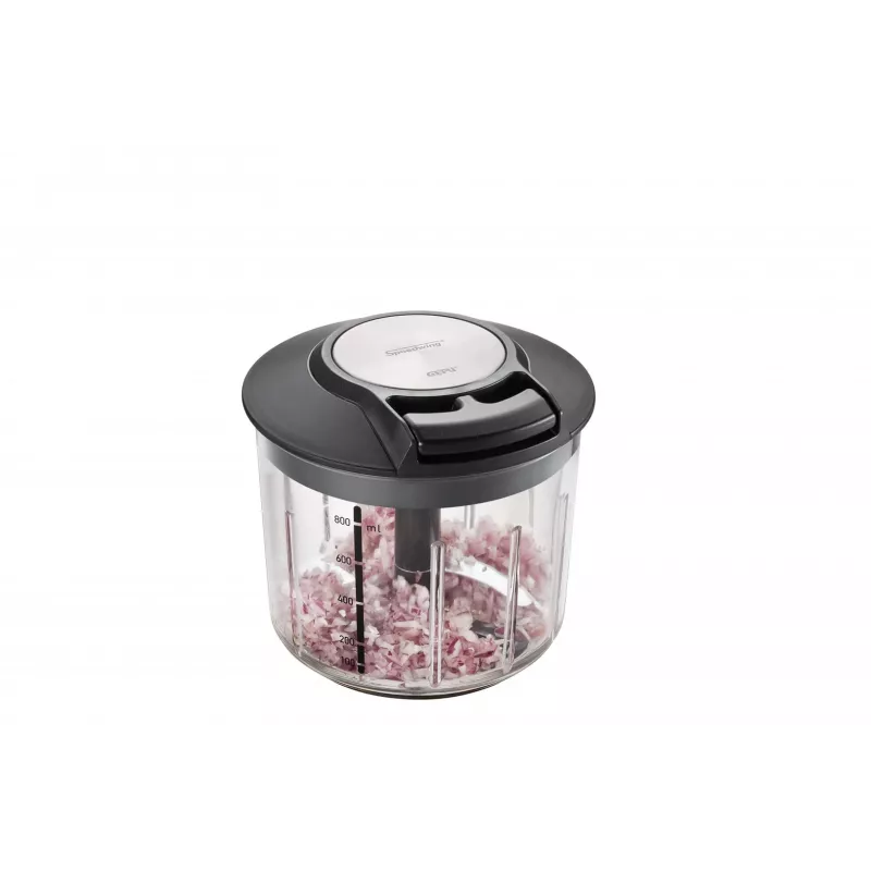 Picadora manual de alimentos GEFU SPEEDWING G-13600 - picadora múltiple con cuerda de tracción