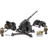 Set de construcción Cobi bloques 8,8-cm-Flak con remolque – 360 piezas