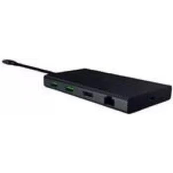 Razer base USB-C - negra - 4K a 60 Hz - 85W Power Delivery - base de carga/conexión (RC21-02250100-R3M1)