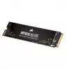 CORSAIR MP600 ELITE - SSD - cifrado - 2 TB - interno - M.2 2280 - PCIe 4.0 x4 (NVMe) - AES de 256 bits (CSSD-F2000GBMP600ENH)