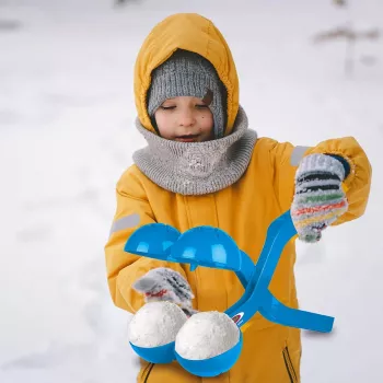 Molde de bolas de nieve Jamara Snow Play 38cm azul