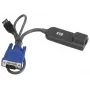 Hewlett-Packard HP Adaptador de interfaz USB – Ampliación de vídeo/USB – para HP TFT7600 G2, BLc3000 Enclosure, ProLiant DL360p Gen8, ML350e Gen8, Server Console Switch (AF628A)
