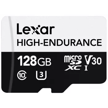 Tarjeta microSD High Endurance 128GB C10 A1 U1 V30 100/45MB/s
