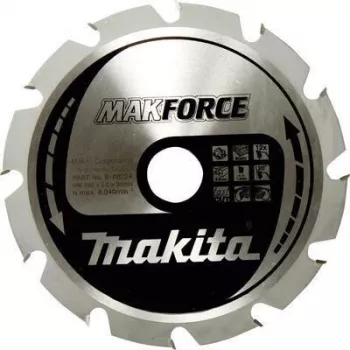 Makita MAKFORCE Hoja de sierra circular para madera, 190 mm, 40 dientes (B-32340)