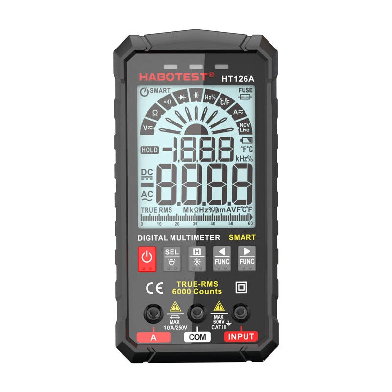 Multímetro digital universal Habotest HT126A