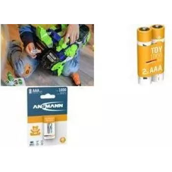 Ansmann ANS 1311-0029 - batería maxE NiMh AAA Micro 800 mAh pack de 2 - batería - Micro (AAA) (1311-0029)