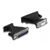 Adaptador DeLOCK USB 2.0 Type-A a serie RS-232 D-Sub 9 + D-Sub 25