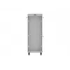 Armario rack de suelo LANBERG 19 pulgadas 32U 600×600 mm gris con puertas perforadas y LCD (flat pack)