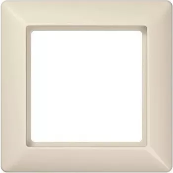 Marco embellecedor de interruptor Jung AS 581 marfil, duroplast, 1 elemento, 80,5 x 80,5 mm