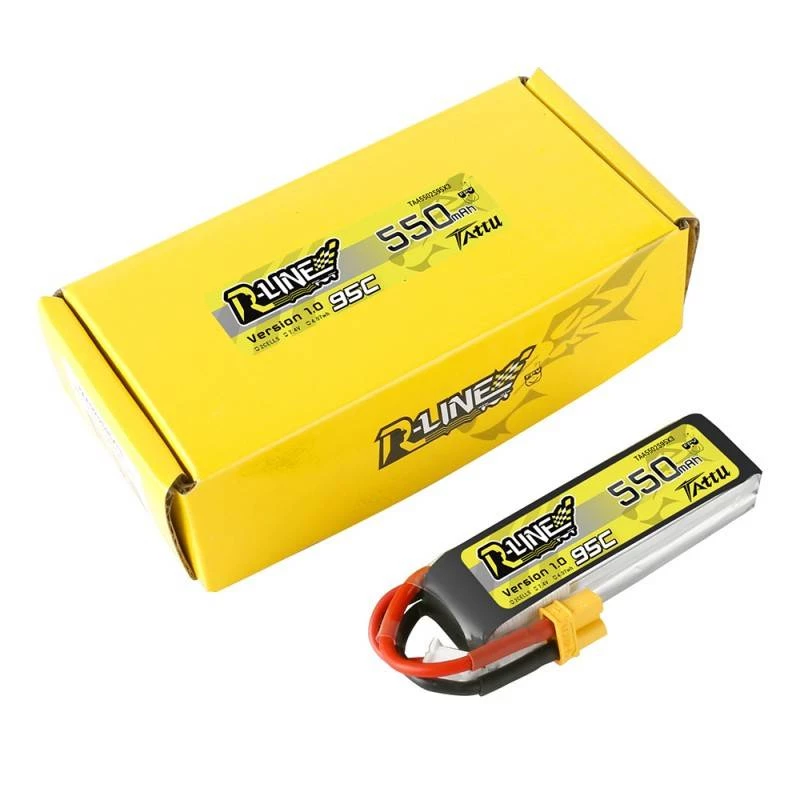 Batería Tattu R-Line 550mAh 7,4V 95C 2S1P XT30
