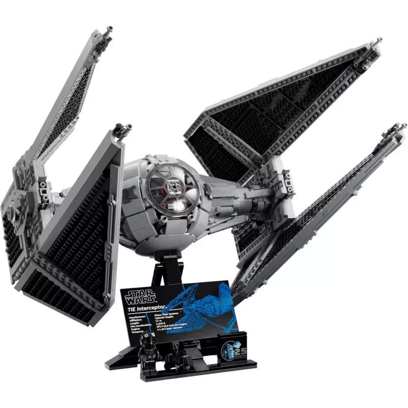 LEGO Star Wars Interceptor TIE modelo 75382 — detallado set de construcción de caza estelar, 1931 piezas, 18+