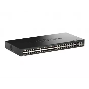 D-Link switch Gigabit Stackable Smart Managed de 52 puertos con 4 puertos 10G SFP+