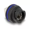 DeLOCK 67048 Conector hembra empotrable / acoplador RJ45 Cat.6A, negro