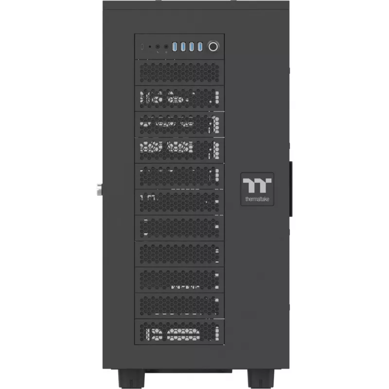 Caja Thermaltake AX700 TG Super Tower negra retail - Torre (CA-11B-00F1WN-00)