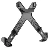 Soporte de escritorio para portátil MACLEAN MC-836 — regulable en altura, diseño ergonómico, negro, para uso horizontal del portátil (58,5×236×320 mm)