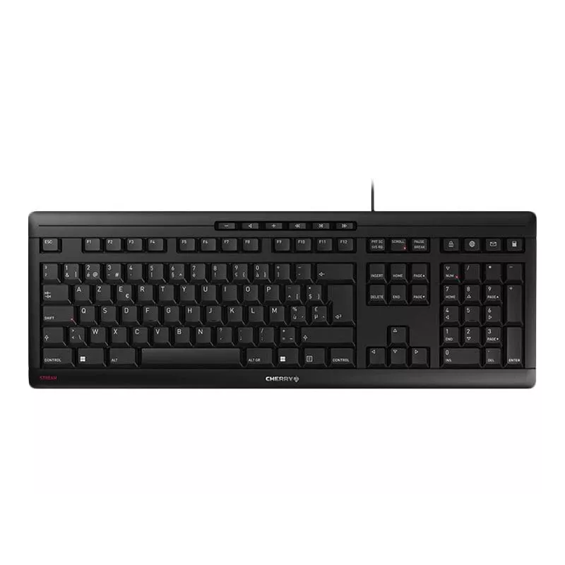 CHERRY STREAM JK-8500BE-2 Office USB AZERTY belga negro teclado