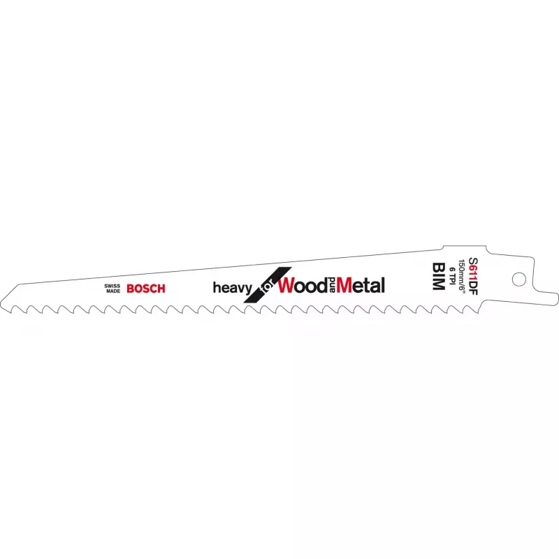 Bosch S 611 DF Heavy for Wood and Metal Hojas de sierra de sable