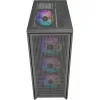 Caja de PC Silentware Air 2000 A-RGB negra — semitorre, ventana lateral de cristal templado