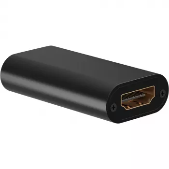 Goobay 58491 amplificador de señal HDMI, 4K @ 30 Hz, HDMI 1.4, hasta 40 m, negro