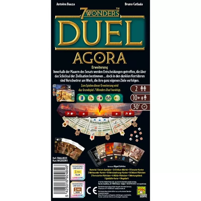 7 Wonders Duel - Agora, expansión de juego de mesa