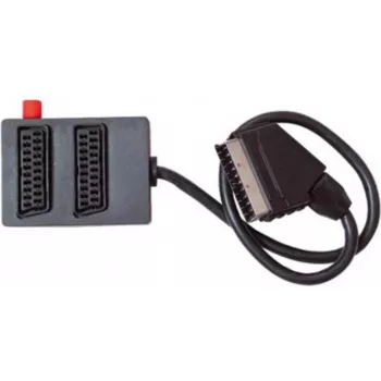Adaptador divisor SCART de 2 vías ShiverPeaks 94055 — distribuidor pasivo de señal de vídeo/audio