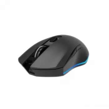 Ratón óptico inalámbrico RF Gembird MUSGW-6BL-02 — para diestros, 3200 DPI, 6 botones, negro, RGB