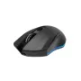 Ratón óptico inalámbrico RF Gembird MUSGW-6BL-02 — para diestros, 3200 DPI, 6 botones, negro, RGB