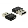 Adaptador MHL Delock HDMI-A hembra > USB Type-A macho negro