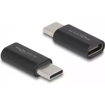 Adaptador de soporte DeLOCK 60034 USB 3.2 Gen 2 Type-C conector macho a conector hembra 10 Gbit/s