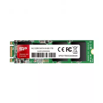 SSD M.2 1 TB Silicon Power SP001TBSS3A55M28 — SATA III, 560/530 MB/s, SLC, MTBF 1,5 millones h