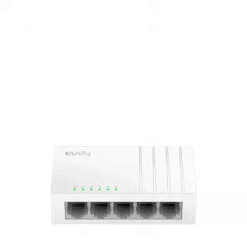 Switch de red Cudy GS105U – no gestionado 5 puertos Gigabit Ethernet (10/100/1000), blanco, 5 V