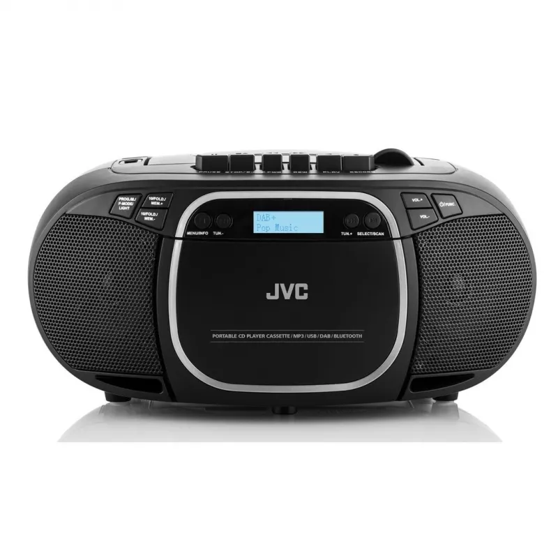 JVC RC-E561B-DAB reproductor de CD negro reproductor de CD portátil