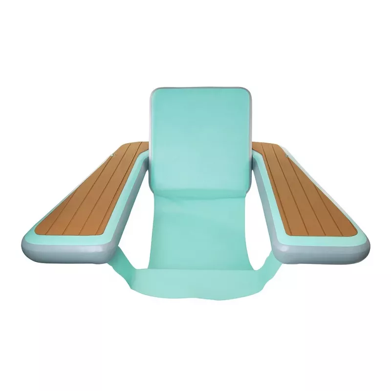 Extralink sillón tumbona acuática hinchable, 122 x 112 x 10 cm