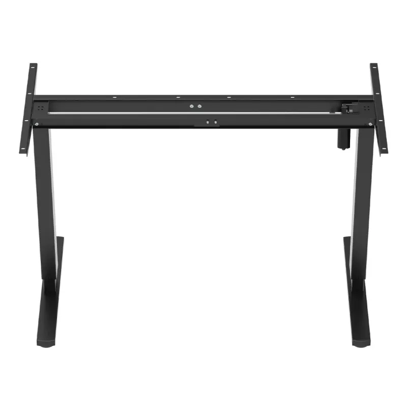 Escritorio con regulación eléctrica de altura Ergo Office, altura máx. 1160 mm, máx. - 80 kg, sin tablero para trabajar de pie y sentado, negro, ER-400 B
