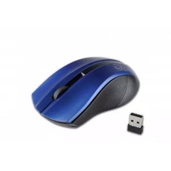 Ratón óptico inalámbrico Rebeltec Galaxy azul/negro