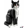 Set LEGO Ideas 21349 Tuxedo Cat set de construcción — modelo de ladrillos coleccionable, pieza de exposición