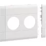 Hager placa de cubierta GB120209016 2 módulos BRA 120mm hf v-blanco (GB120209016)