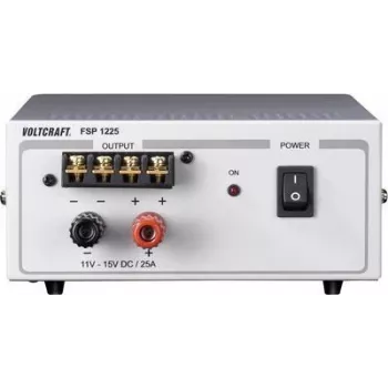 Fuente de alimentación de sobremesa Voltcraft FSP 1225 — ajustable 11–15 V DC, 25 A