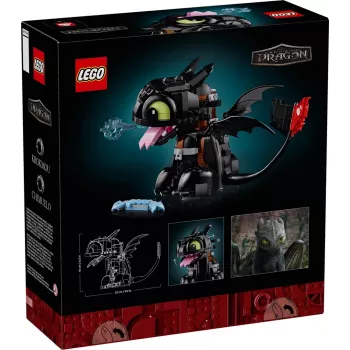 LEGO ICONS 10375 Cómo entrenar a tu dragón: Desdentado