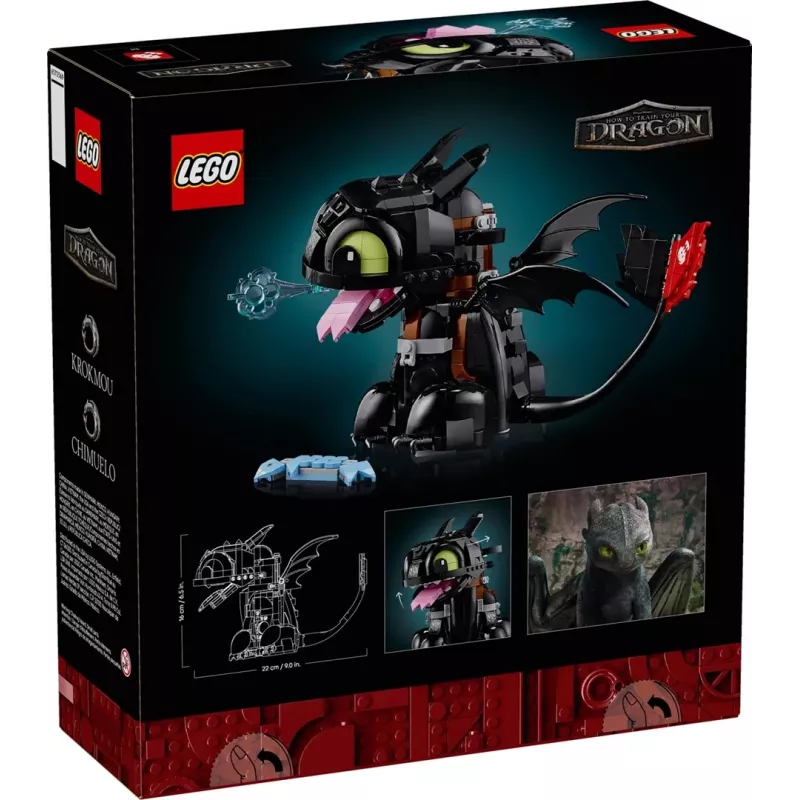LEGO ICONS 10375 Cómo entrenar a tu dragón: Desdentado