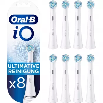 Cabezal de cepillo de dientes Oral-B iO Ultimate Clean, pack de 8 cabezales de recambio