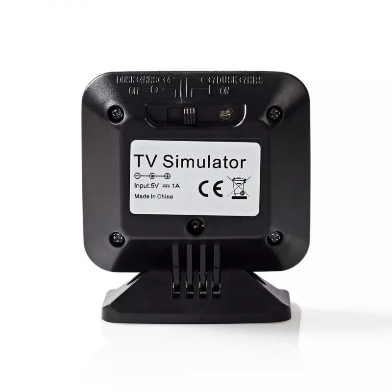 Nedis DUMSTV10BK simulador de TV, negro