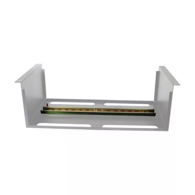 Soporte de dispositivos ALLNET para carril DIN/dispositivos de carril DIN T150mm/5HE gris claro montaje frontal