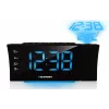 Blaupunkt CRP81USB radio despertador con proyección y carga USB, negro
