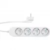 Regleta de enchufes inteligente 12A Shelly Power Strip 4 Gen4 Zigbee/Matter