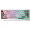 Raijintek MGA-68 teclado gaming, switches Hejin Magnetic Yellow, distribución DE, plateado