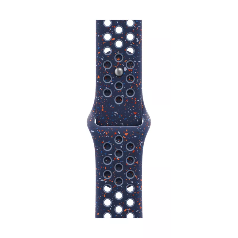 Correa Apple Nike Sport Band MGCA4ZM/A azul aluminio fluoroelastómero 46 mm