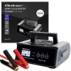Cargador de baterías QOLTEC 52514 — 12V/24V, 25A, para baterías AGM/GEL/SLA con pantalla LCD