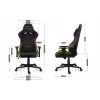Silla gaming Huzaro Force 6.2 Mesh RGB